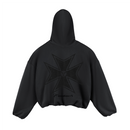 Maltese Cross Noir Hoodie