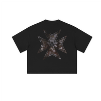 Maltese Cross Tee (Faded Porcelain)