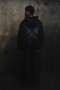 Maltese Cross Noir Hoodie